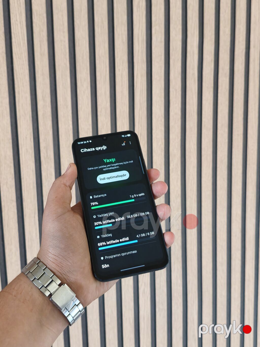 Samsung Galaxy A34 5G, 128 GB, rəng - Qara, Zəmanət, Barmaq izi, Simsiz şarj — Samsung, Bakı (4)