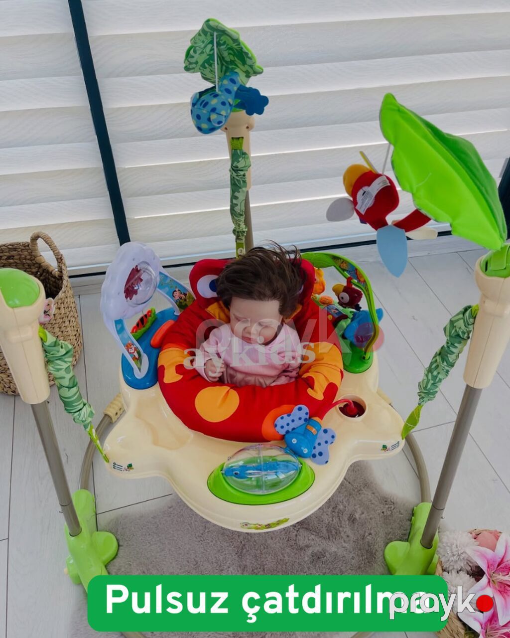 Qaçırılmaz aksiya jumper tropıc fun – körpələr üçün — Inkişaf edir oyuncaqlar, Bakı (7)