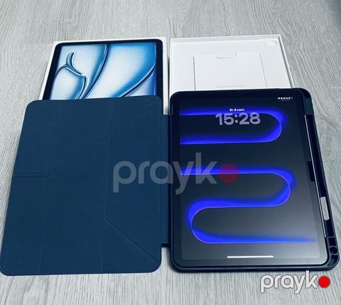 Apple iPad Air11-inch m3 128gb yaddaş planşet + maqnitli qapaqlı — Bakı