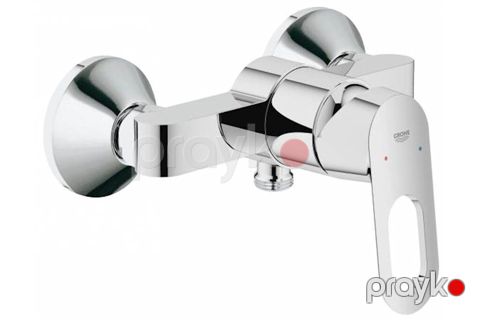Grohe BauLoop 23340000 – Duş üçün təkqollu qarışdırıcı kran Rəsmi — Bakı