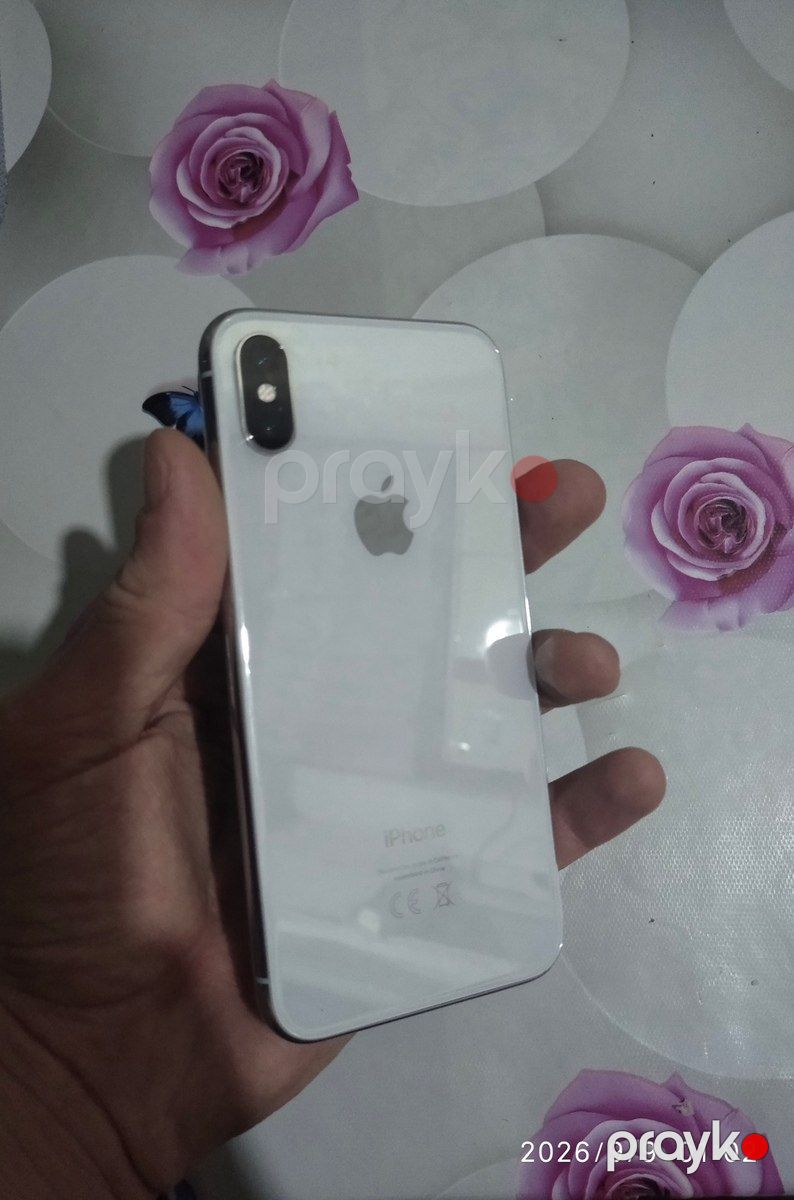 Apple iPhone X Silver 64GB/3GB — Smartfonlar, Bakı (2)
