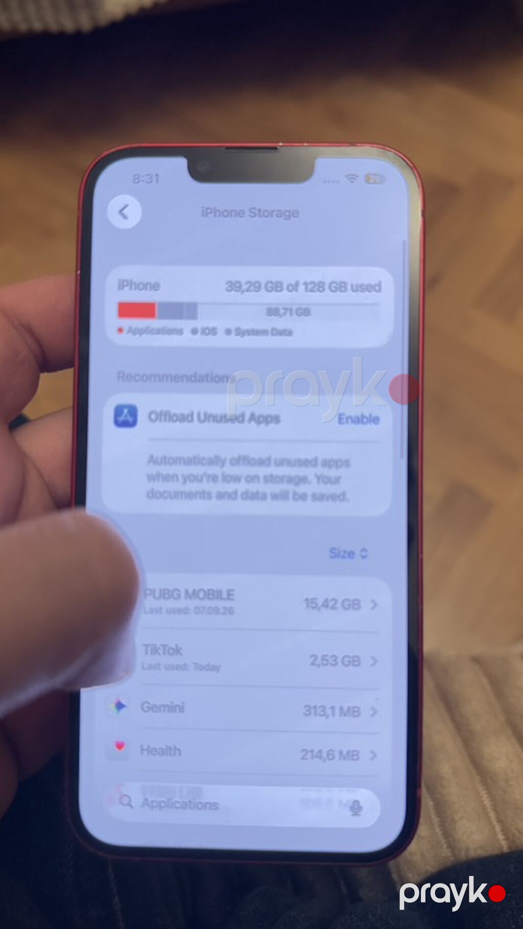IPhone 13, 128 GB, Qırmızı, Face ID — Apple iPhone, Bakı (2)