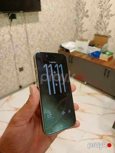 IPhone 15 Pro, 128 GB, Natural Titanium, Face ID — Bakı