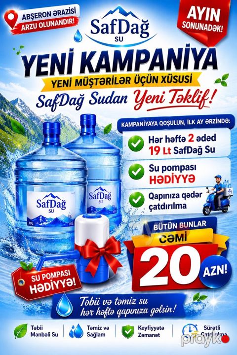 Su sifarişi — Bakı