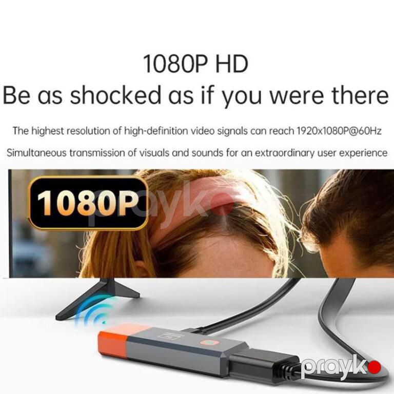 HDMI Wireless Transmitter 50M — naqilsiz 1080P görüntü ötürmə — Periferik cihazlar, Bakı (3)