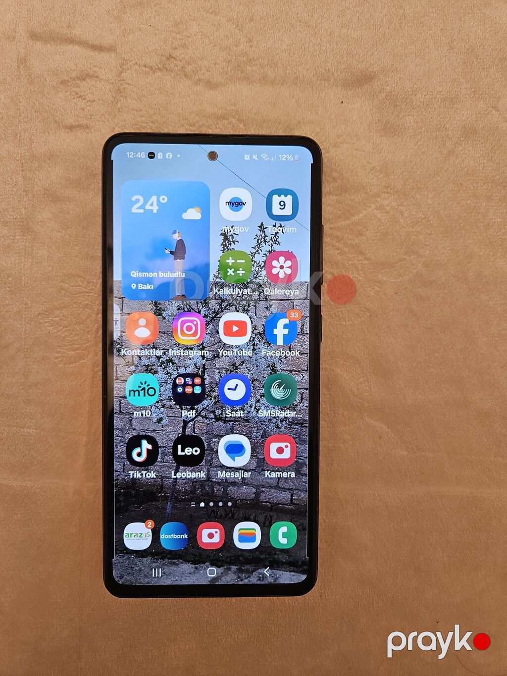 Samsung Galaxy A54 5G, 128 GB, rəng - Qara, Barmaq izi — Samsung, Bakı (2)