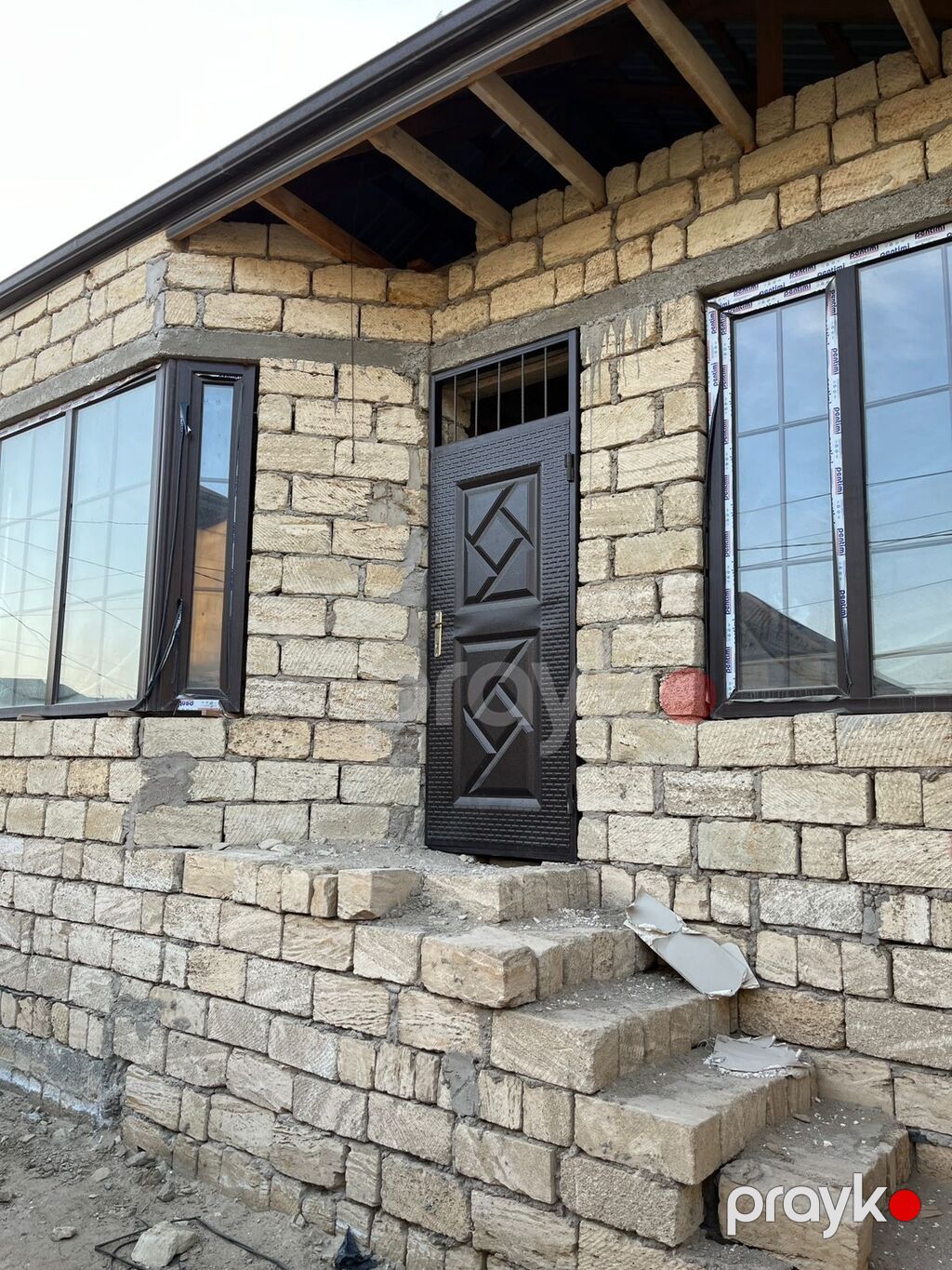 3 otaqlı, 76 kv. m, Təmirsiz — Ev, villa, Masazır (6)