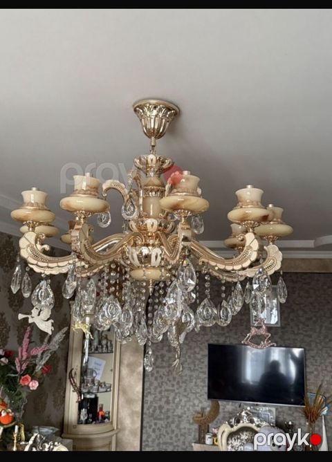 Çılçıraq, 10 və daha çox lampa, Metal — Xırdalan