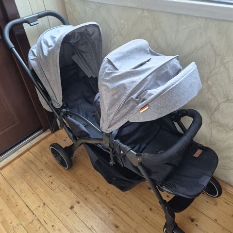 Ekiz kalyaska 140 azn satilir hec bir prablemi yoxdu yunguldu — Strollers