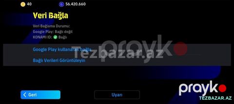 Əlimyandı Efootball Pes hesabı satılır — Bakı