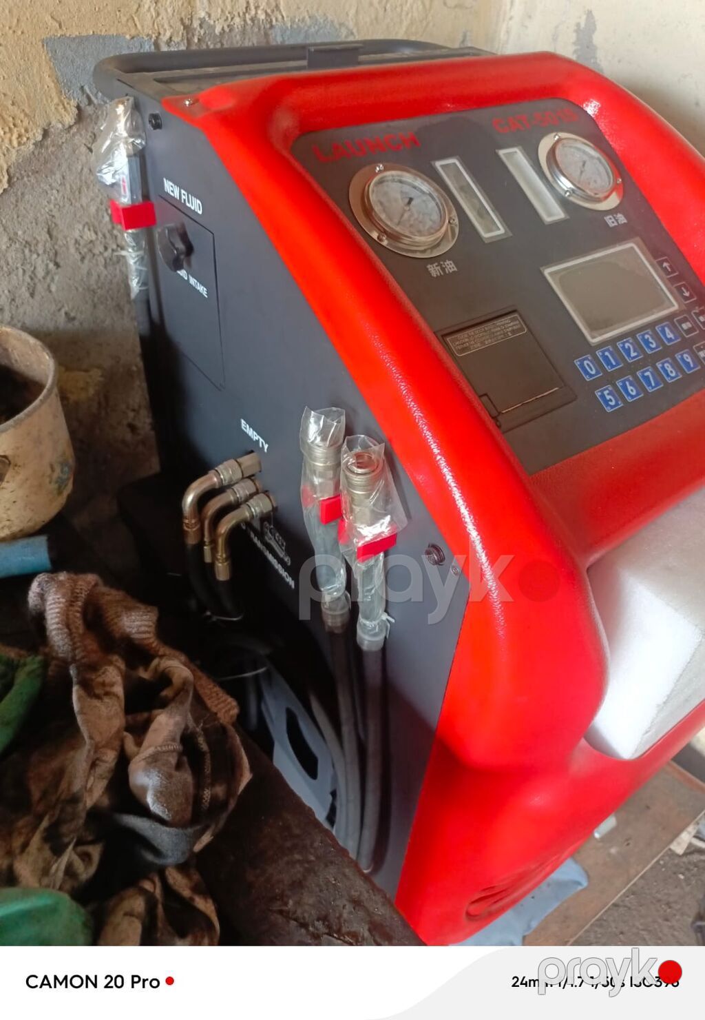 Launch CAT-501S – avtomatik transmissiya yağı dəyişmə və yuma aparatı — Avtoxidmət üçün, Bakı (4)
