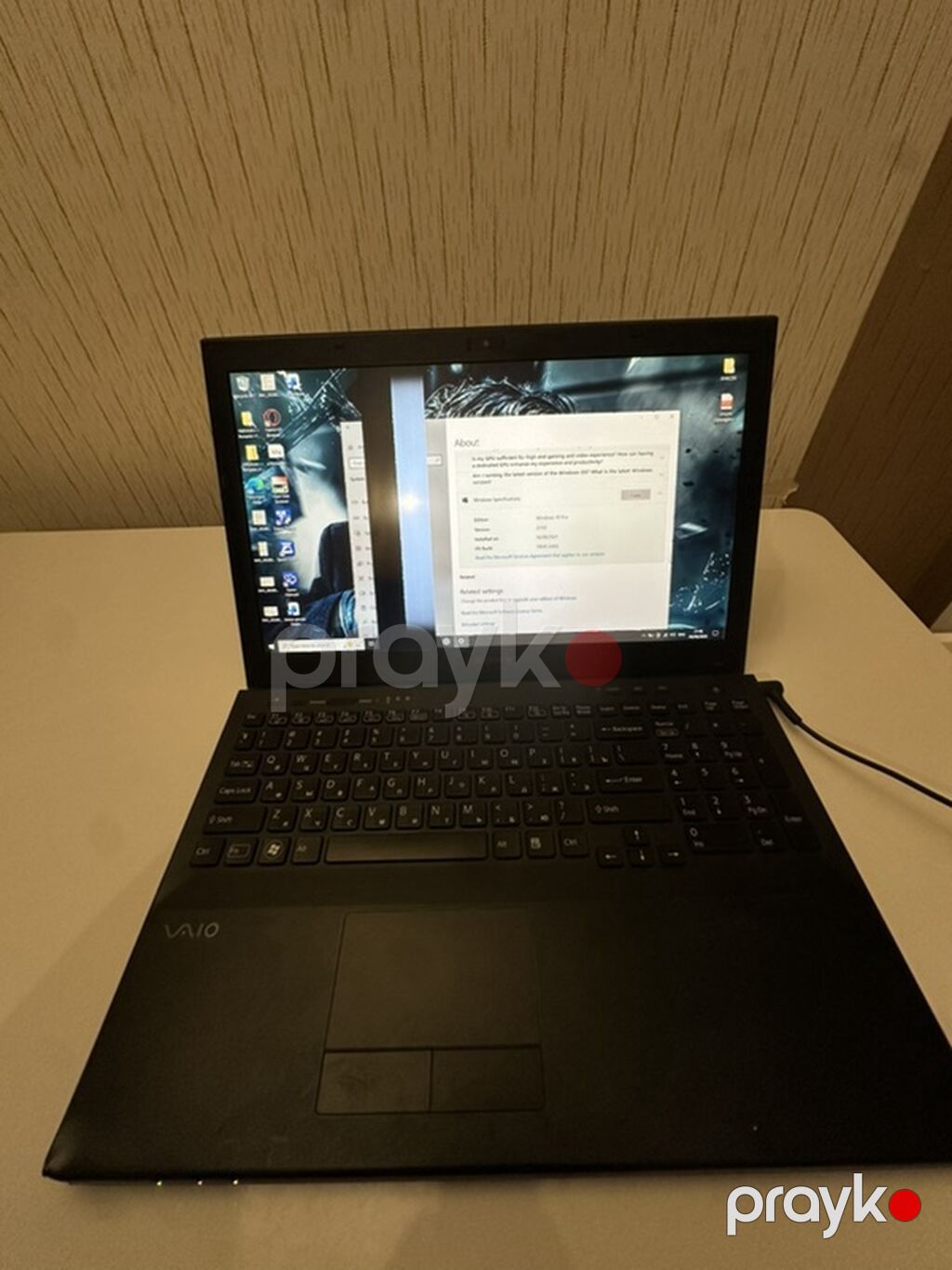 Sony Vaıo noutbuk İ5 8 ram 500 gb hdd(sağlamlığı 100% Windows 10 pro — Sony, Bakı (6)