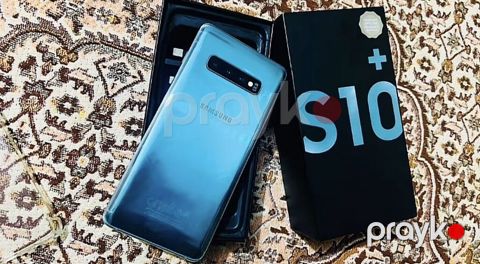 Samsung Galaxy S10 Plus, 512 GB, rəng - Mavi, Simsiz şarj — İmişli