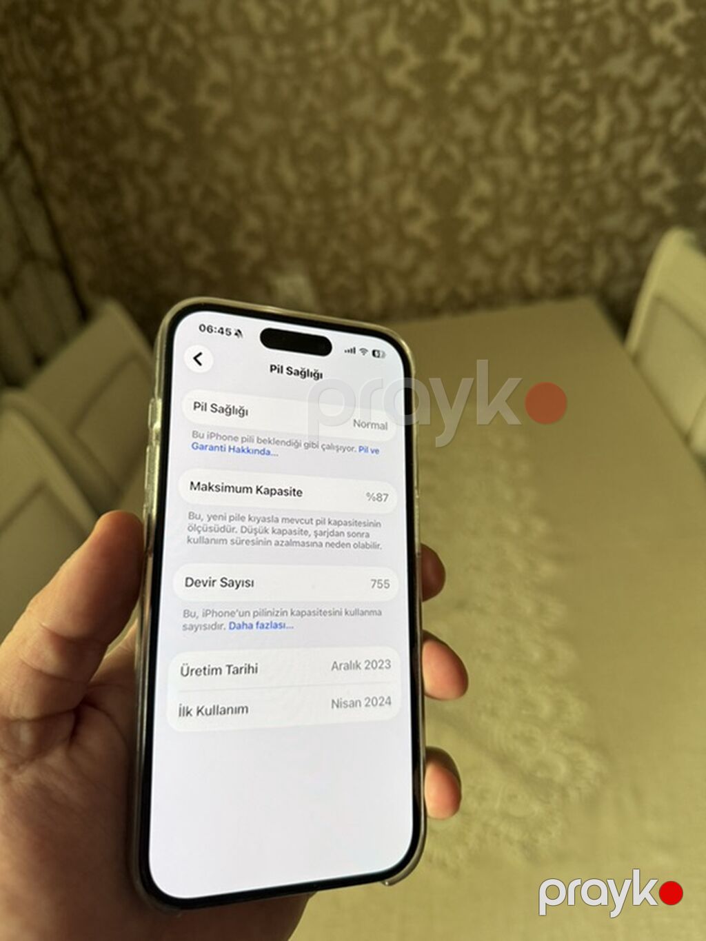 IPhone 15 Pro, 256 GB, Black Titanium, Face ID — Apple iPhone, Masazır (4)