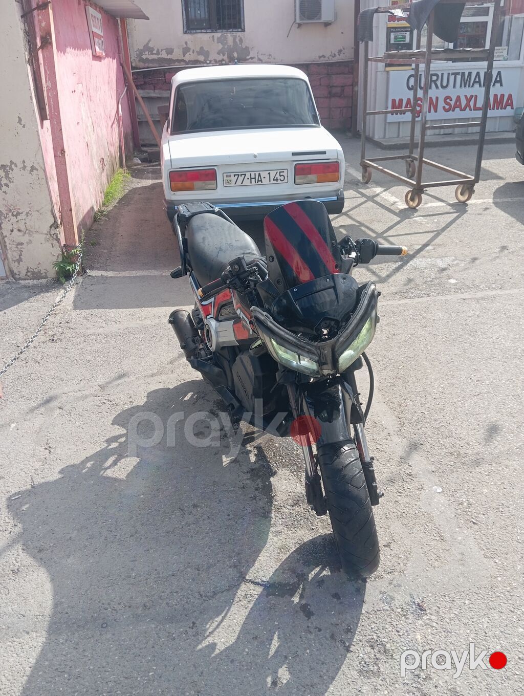 MVR şəhər tipli motosiklet - Kuzov: naked/street dizayn, qara rəngli — Mopedlər və skuterlər, Digah (6)