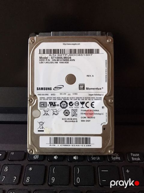 Samsung 1TB hard disk 2.5" Əla vəziyyətdə — Bakı