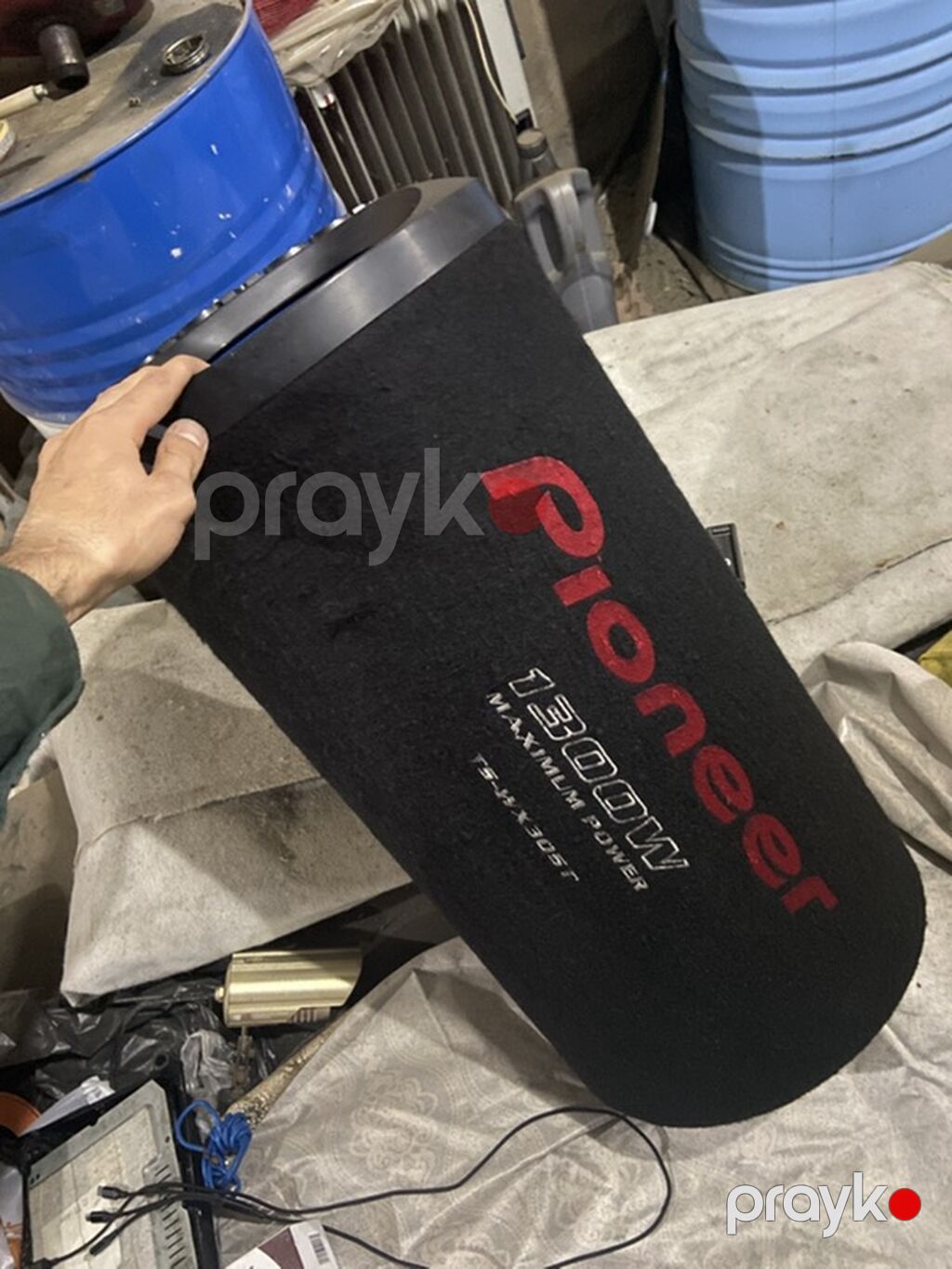 Basovka Pioneer avtomobil subvuferi – silindrik (tube) tipli korpusda — Avtomobil akustikası, Digah (2)