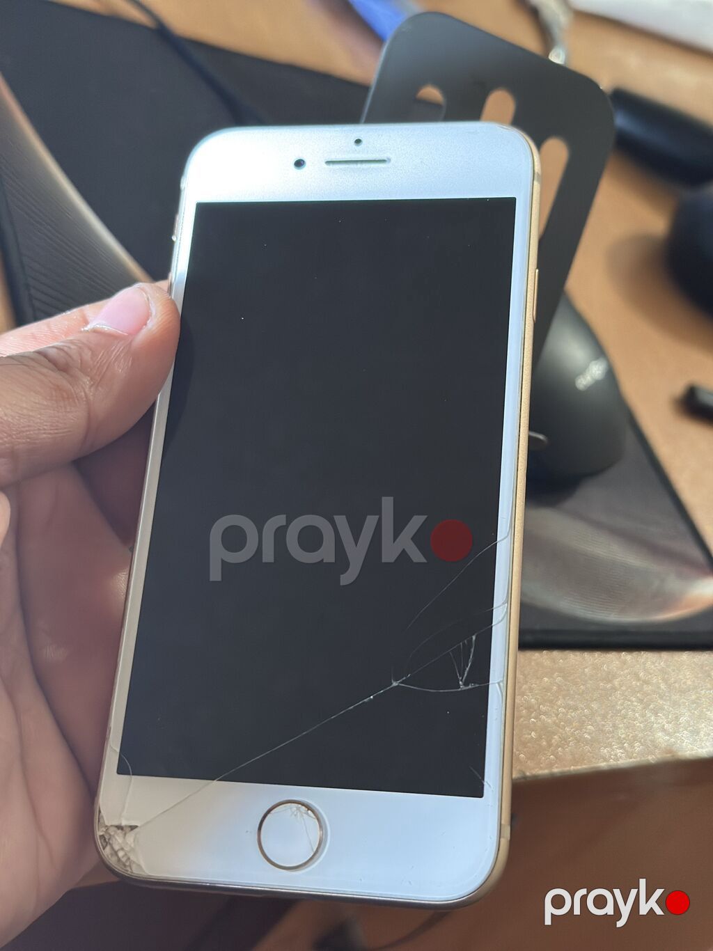 IPhone 8, 64 GB, Rose Gold, Qırıq, Barmaq izi, Simsiz şarj — Apple iPhone, Bakı (6)
