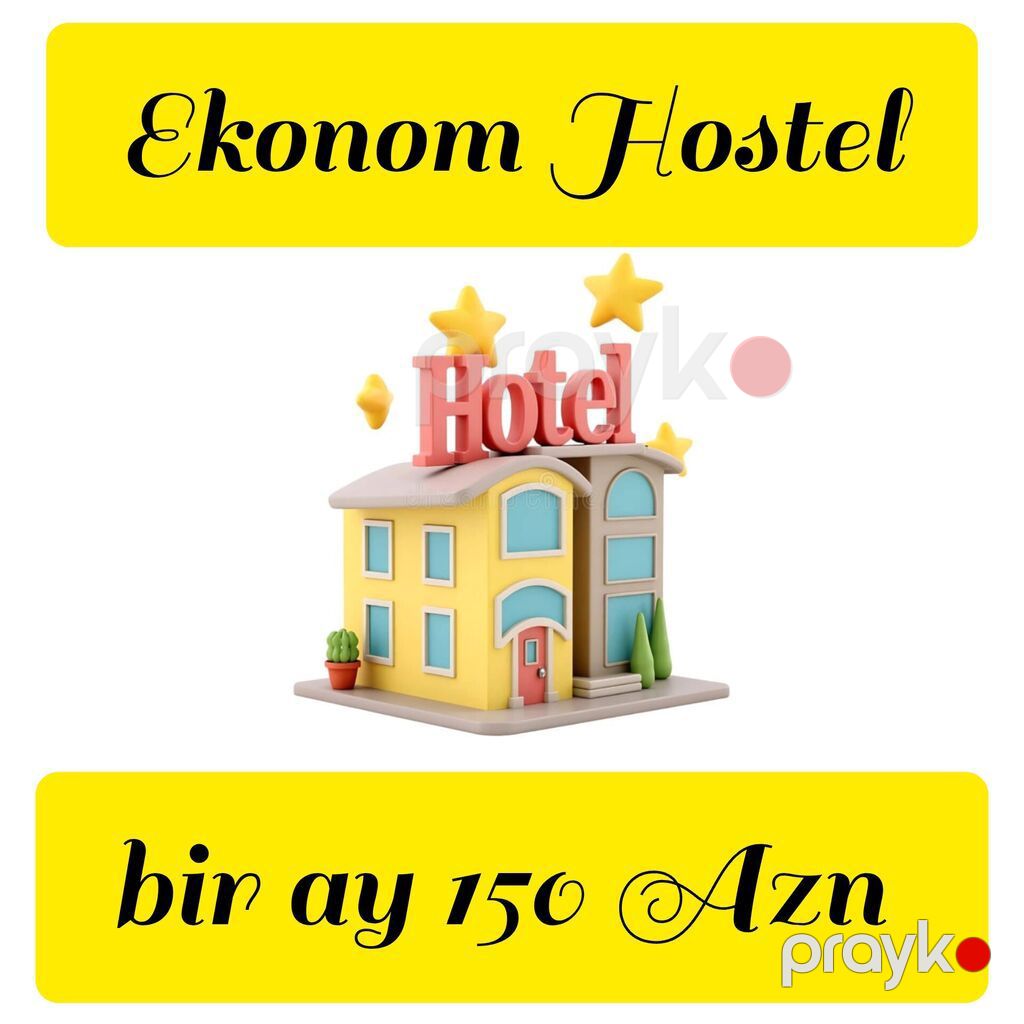 EM Hostel Baku 6 nəferlik ekonom otaqda bir yataq cəmi 6 Azn. Tek — Əmlak, Masazır (2)