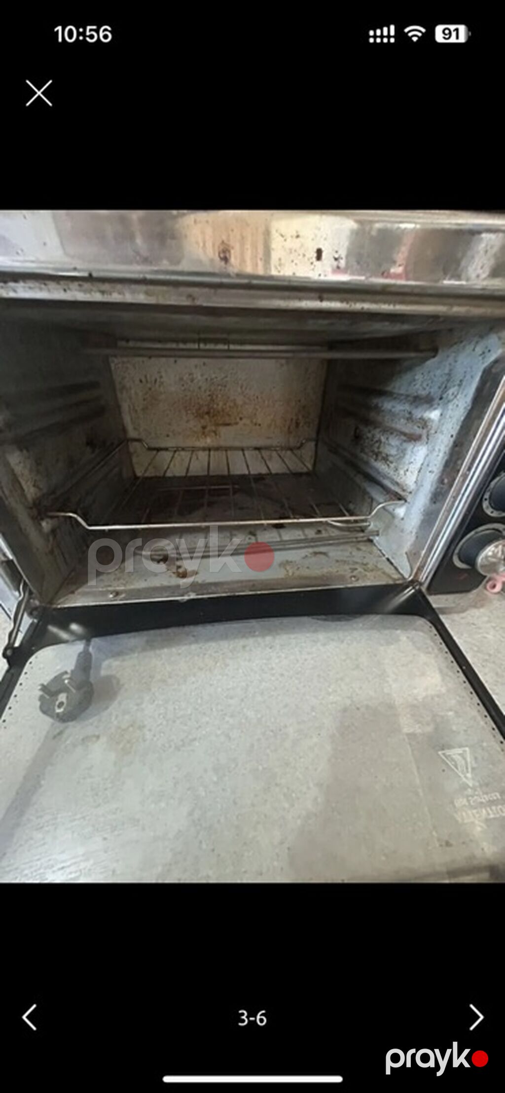 King markalı elektrik mini-soba - Kompakt stolüstü dizayn, metal — Masaüstü plitələr, Bakı (3)