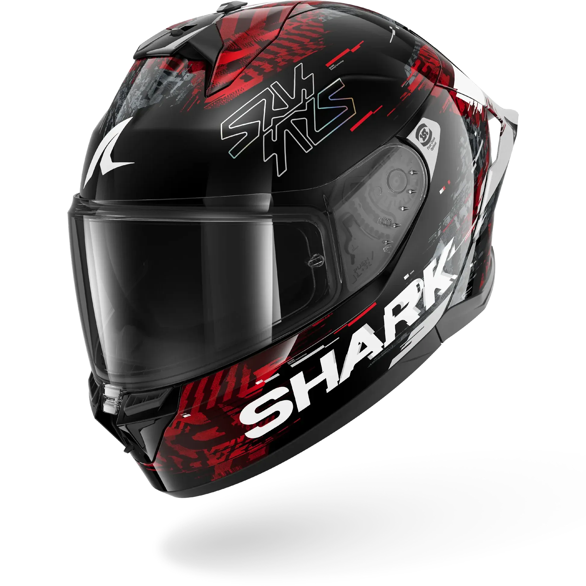 Dəbilqə Shark Skwal CUP Speed-vıb Black Red Silver, XL (HE6510EKRSXL) — Bakı