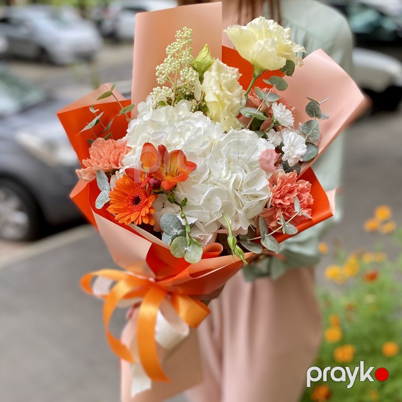 Buket "Parlaq Xatirələr" - code:1019 — Bitkilər, Bakı (3)