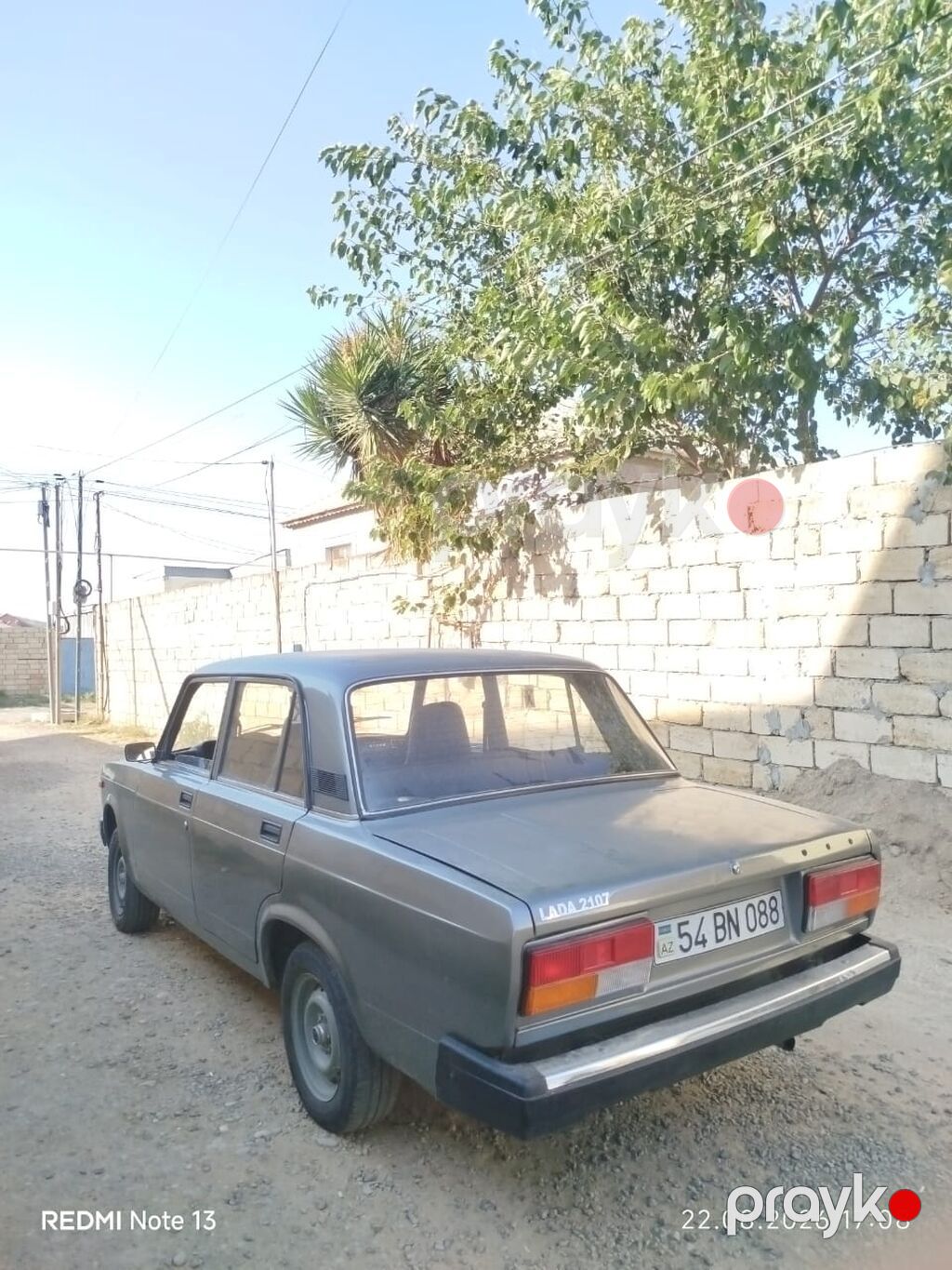Avtomobil: Lada 2107 (sedan), boz rəng Kuzov: 4 qapı, klassik “07” — Avtomobillər, Bakı (4)