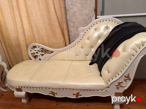 Klassik üslubda şezlong/recamiere - Material: Yumşaq, krem rəngli — Mehdiabad