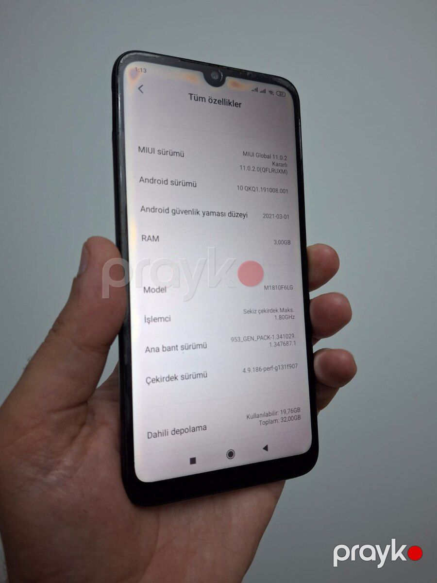 Xiaomi Redmi 7A Matte Black 32GB/3GB — Smartfonlar, Bakı (2)