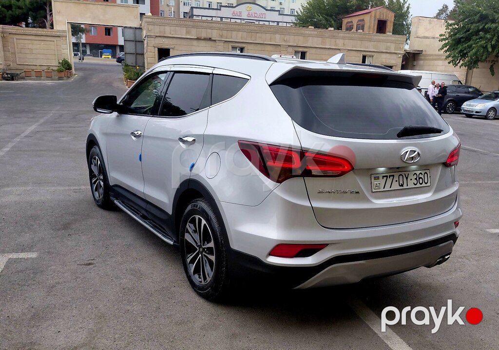 Hyundai Santa Fe, 2.0 L, 2017 il, 196 352 km — Avtomobillər, Bakı (5)