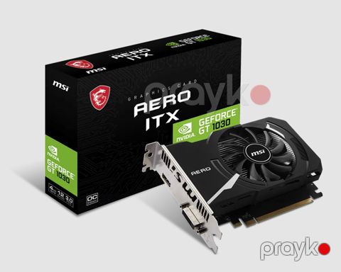 Msı GeForce gt 1030 aero ıtx 2GB GDDR5 (Yeni) — Bakı