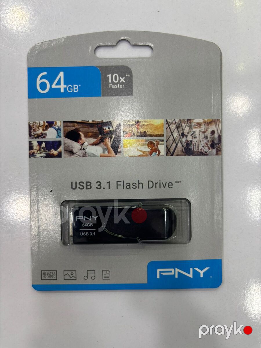 Flaş kart USB 3.1 PNY 64GB — Periferik cihazlar, Bakı (2)