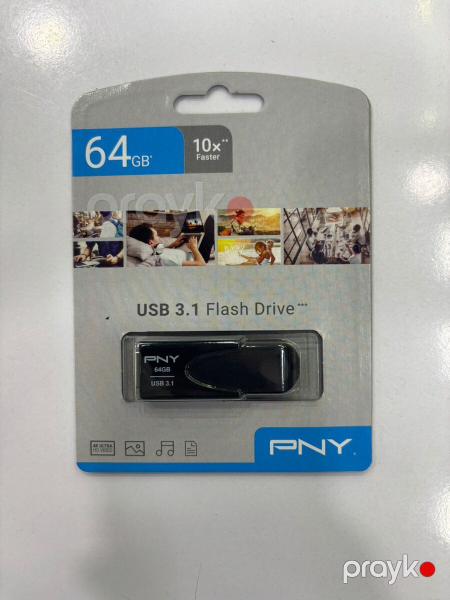 Flaş kart USB 3.1 PNY 64GB — Periferik cihazlar, Bakı (3)