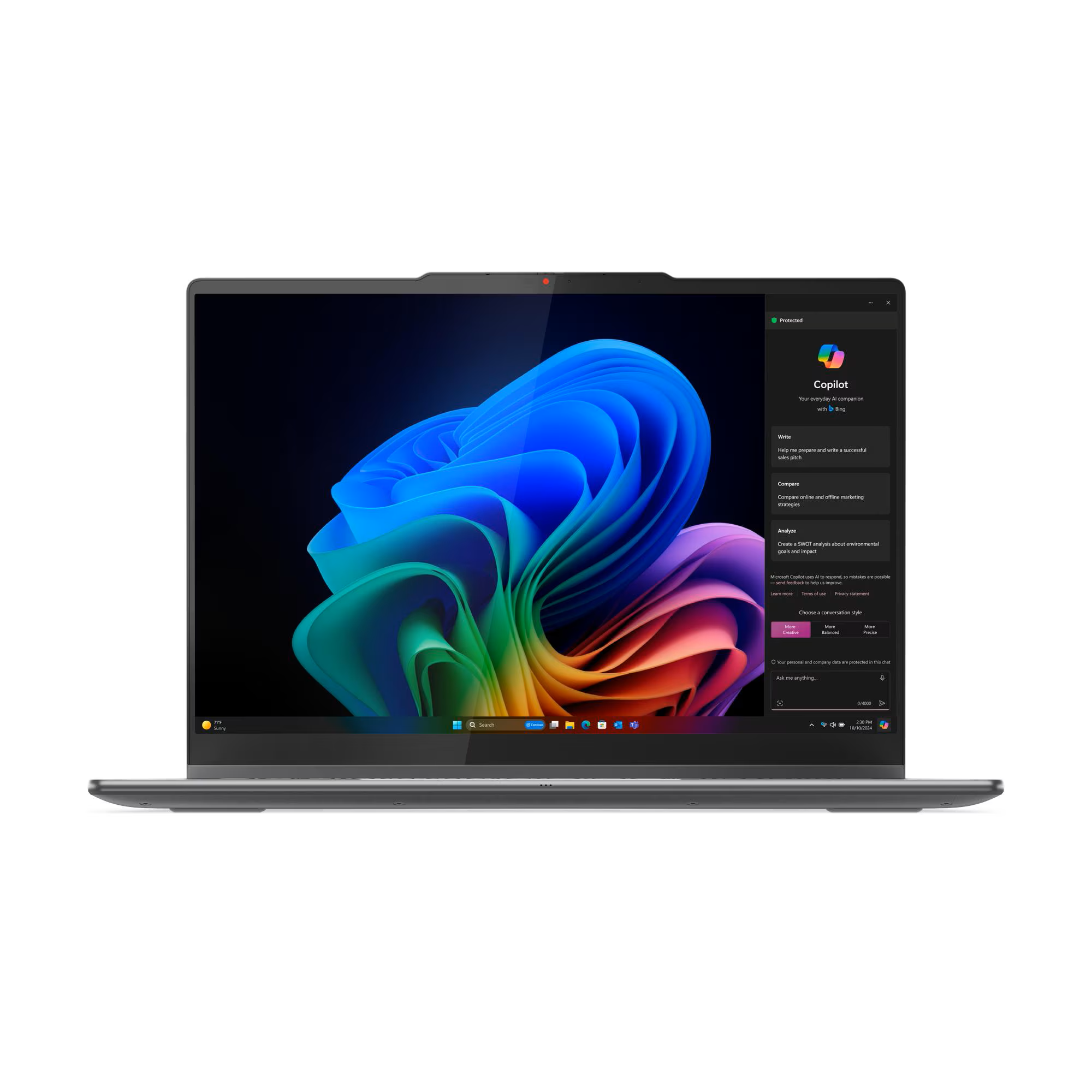 Notbuk Lenovo yoga 7 2-IN-1 14ILL10/U7 256V/16GB/512GB SSD/14" WUXGA/M-TOUCH/FREEDOS/PEN/Luna Grey (83JQ007YRK) — Bakı
