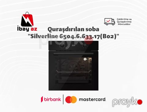 Quraşdırılan soba "Silverline 6504.6.633.17(B02)" — Bakı