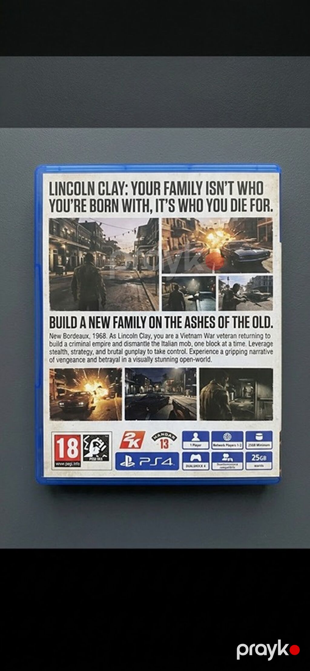 Mafia 3 diski ideal veziyetde ciziqsiz. Avropa (PAL) regionu Barter — Konsol oyunları, Bakı (2)