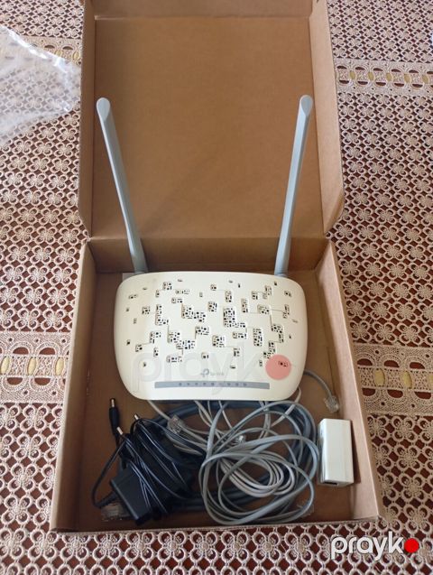 TP-Link TD-W8961N ADSL2+ Wi‑Fi router Xüsusiyyətlər: - ADSL2/ADSL2+ — Bakı