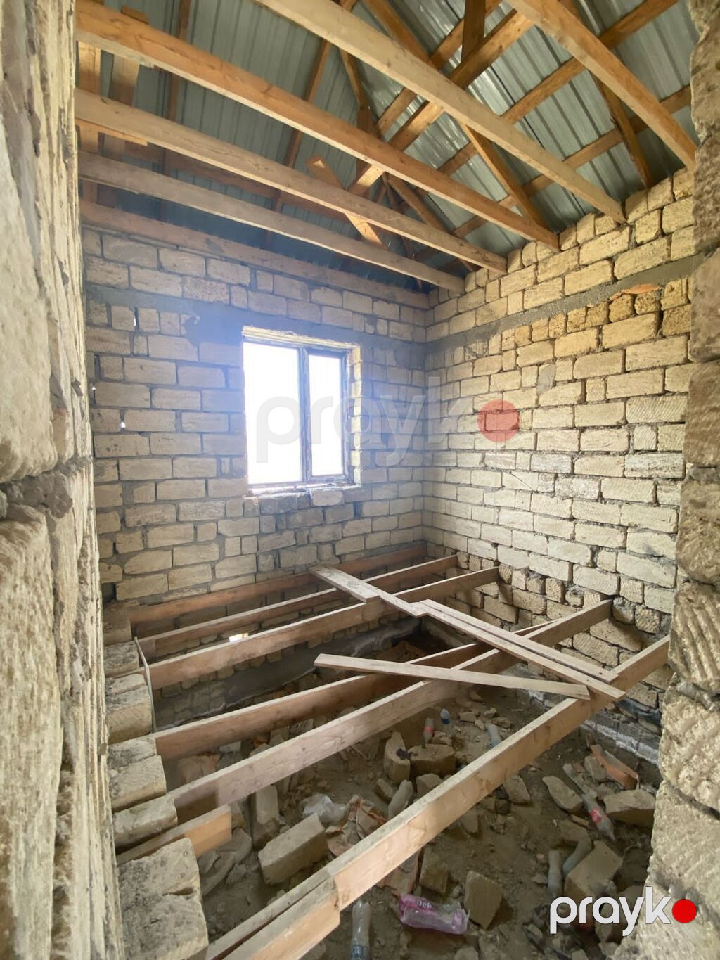 3 otaqlı, 76 kv. m, Təmirsiz — Ev, villa, Masazır (4)