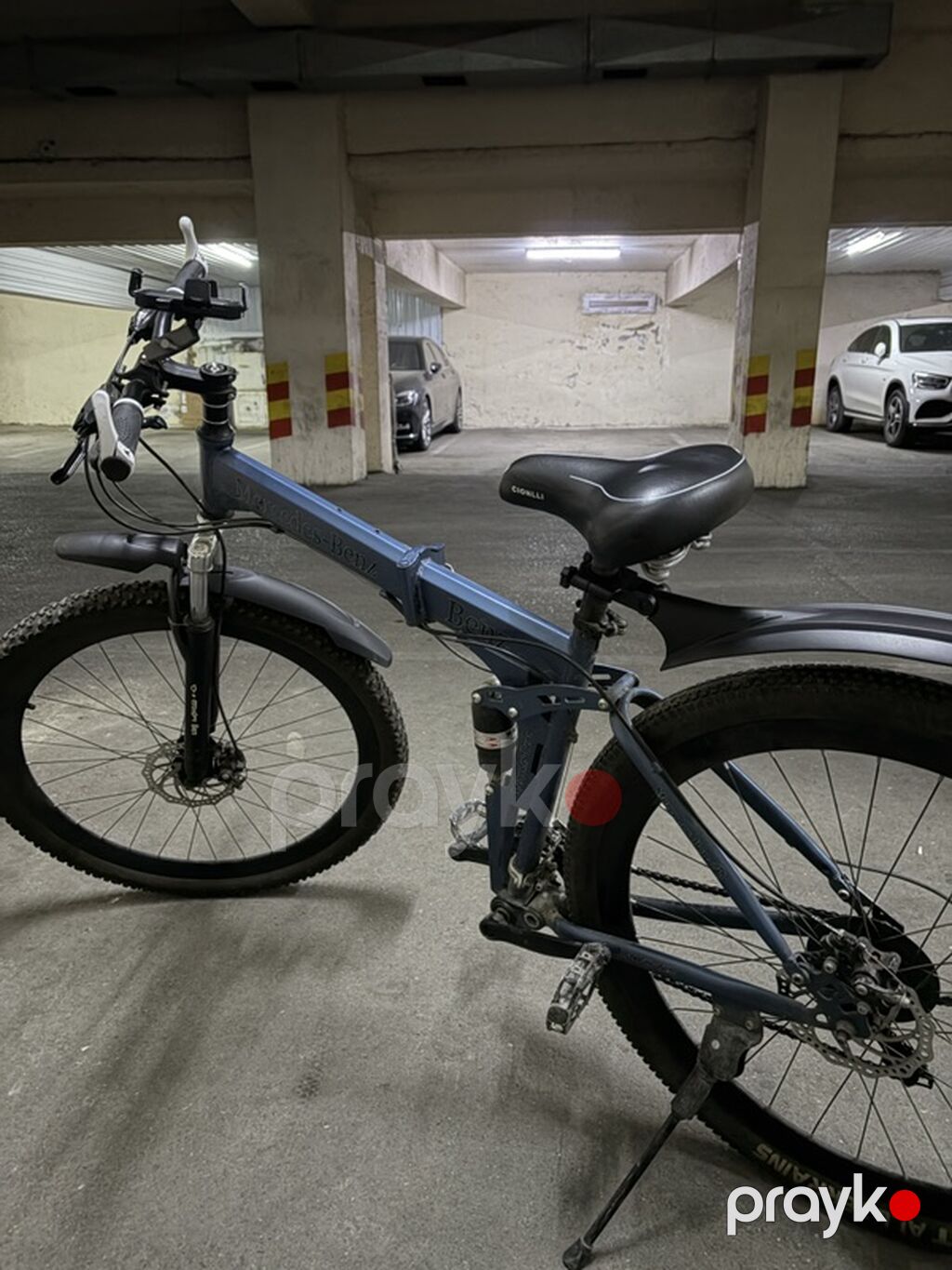 “Mercedes Benz” yazılı qatlanan (folding) gövdə Velosiped satılır — Yol velosipedləri, Bakı (6)