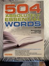 Məhsul: 504 Absolutely Essential Words (Sixth Edition) – Barron’s — Yusif