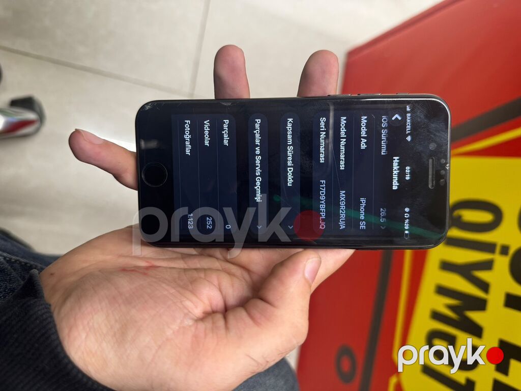 IPhone SE, 64 GB, Qara, Barmaq izi — Apple iPhone, Masazır (8)