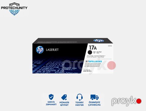 Toner Kartric HP 17A Black Original LaserJet (CF217A) — Bakı