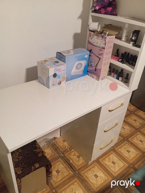 Düz masa, Siyirməli, Polkalı, Laminat — Gəncə