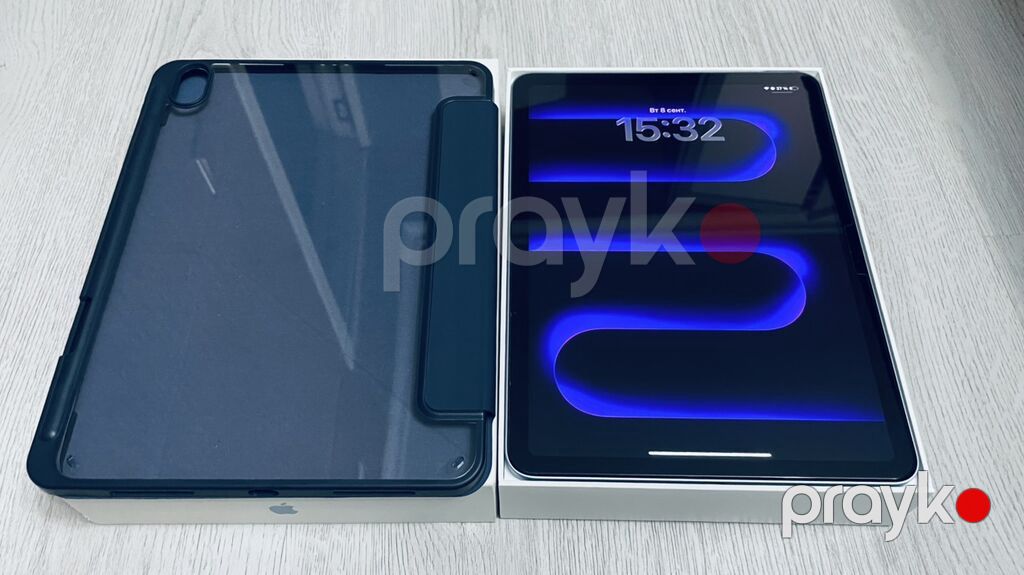Apple iPad Air11-inch m3 128gb yaddaş planşet + maqnitli qapaqlı — Apple, Bakı (3)