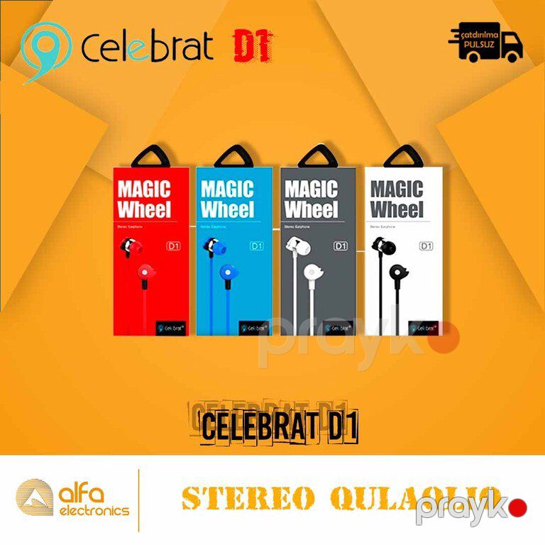 "Celebrat D1 Magic Wheel" Stereo qulaqlıq — Səs texnikası, Bakı (4)