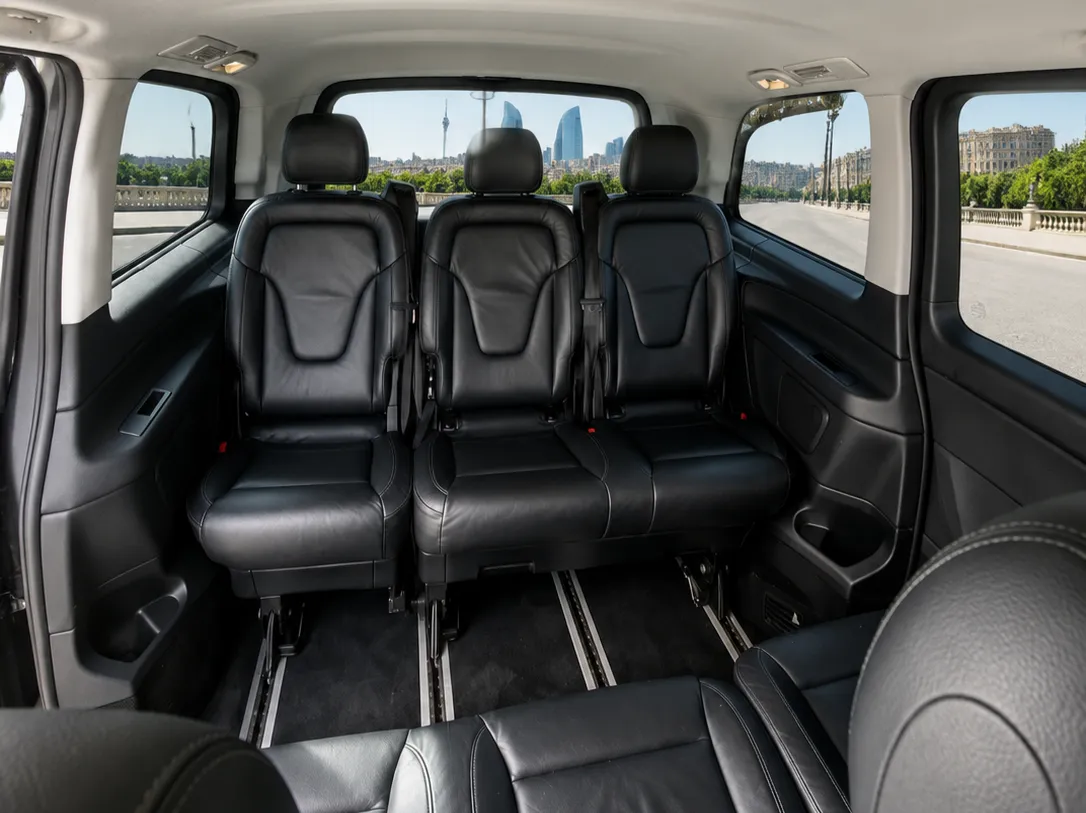 Mercedes Viano 2021 — gündəlik icarə — Avtobus və mikroavtobus icarəsi, Bakı (4)