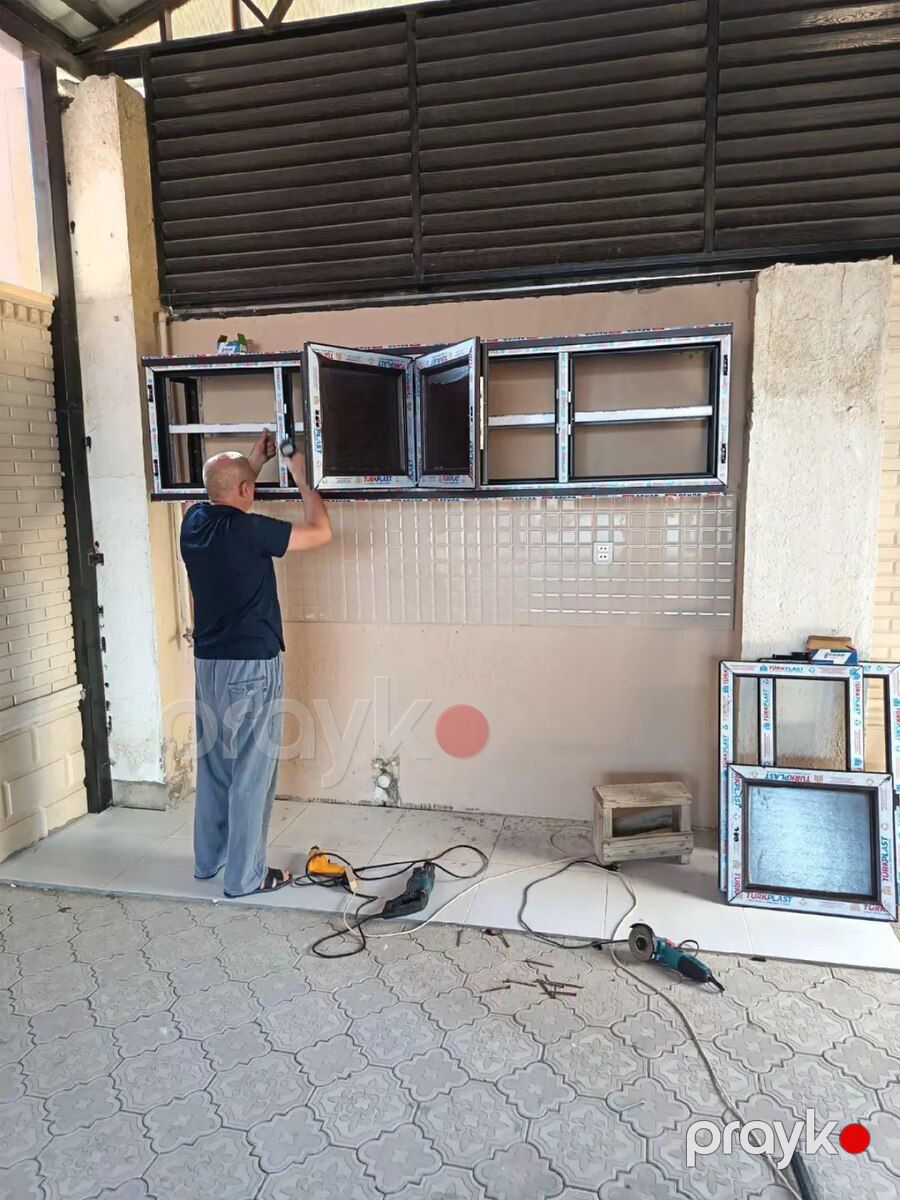 Plastik mətbəx dolabı — Mebel, Bakı (6)