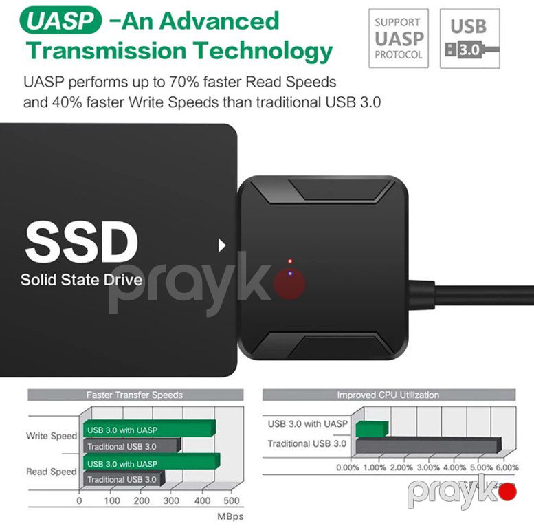 Konverter "HDD 2.5/3.5- Sata port to USB 3.0" — Kompüterlər və noutbuklar, Bakı (4)