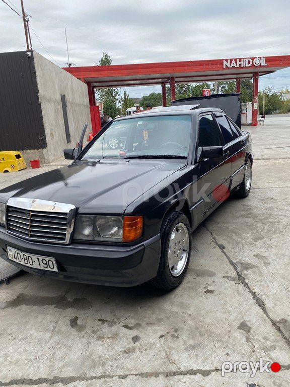 Mercedes 190, 1.8 L, 1991 il, 412 213 km — Avtomobillər, Cəlilabad (12)