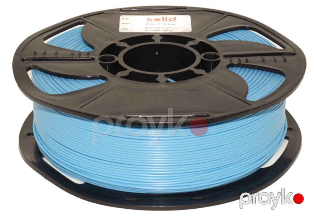 Solid Filament PLA Plus Açıq Mavi – 1 kq (1.75 mm) 3D basqılar üçün — Ofis malları, Bakı (4)